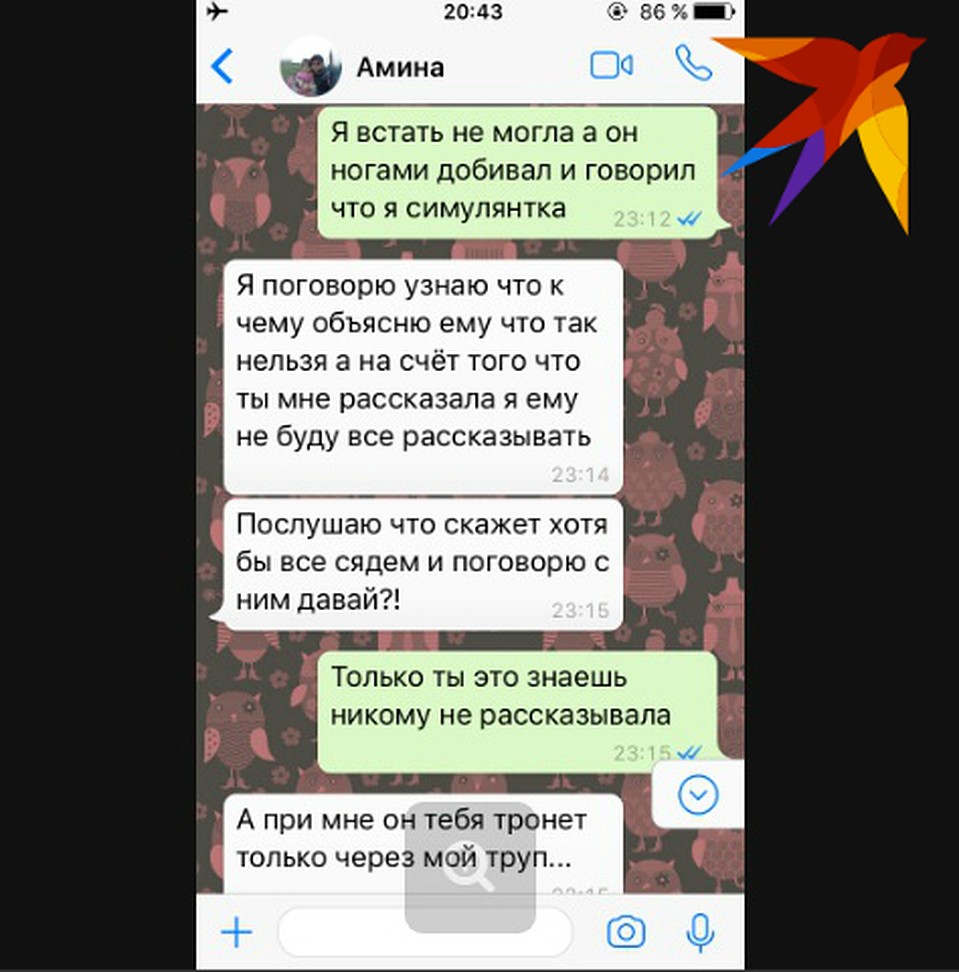 Амина отвечала, что знает, насколько Ахмед бывает не сдержан