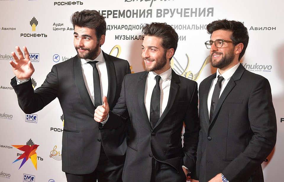 Участники итальянской группы Il Volo. Фото: Михаил ФРОЛОВ