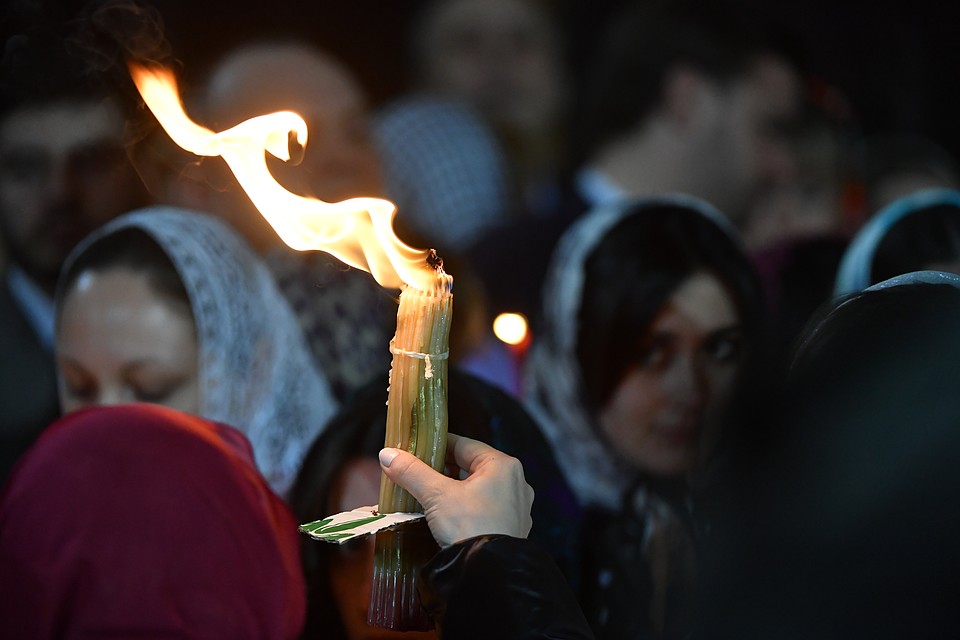 Православные христиане отмечают Пасху в 2019 году 28 апреля. Фото: Владимир ВЕЛЕНГУРИН