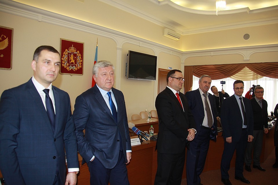 Вице-губернаторы Владимирской области Максим Брусенцов, Вячеслав Климанов, Александр Байер, Вячеслав Кузина, Фото: Администрация Владимирской области