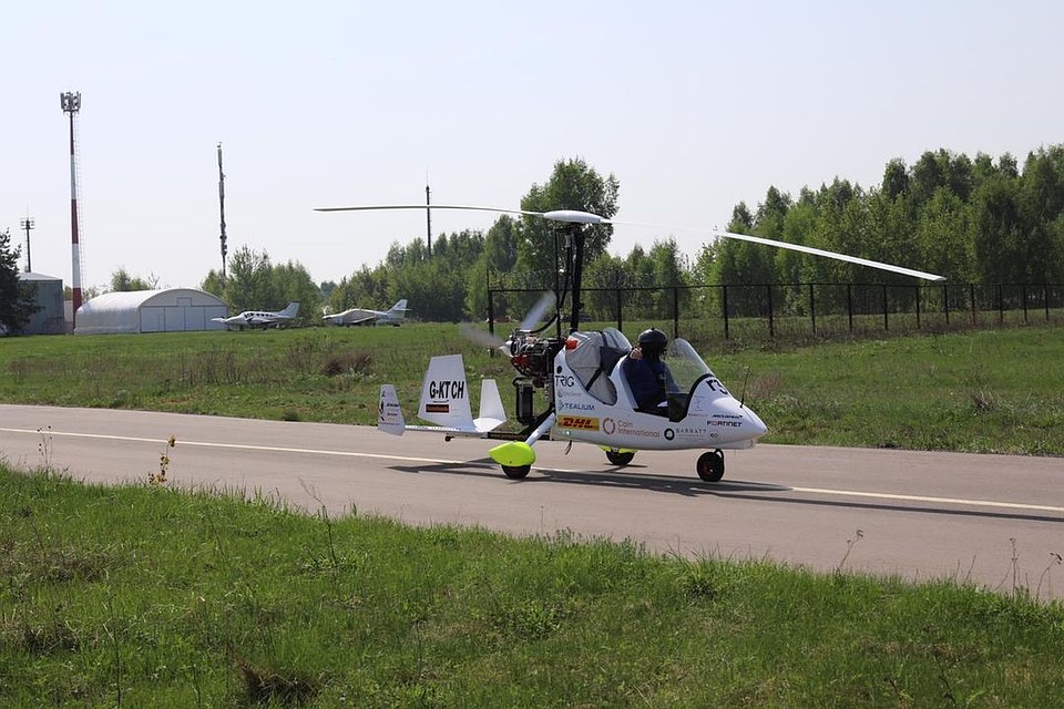Британские пилоты покоряют небо над Сибирью на автожире. Фото: предоставлено Александром ОРЛОВЫМ.