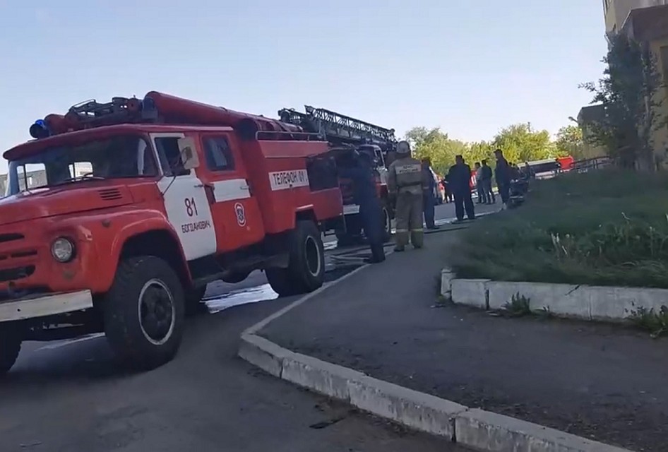 Пожар тушили 19 сотрудников МЧС Фото: скриншот с видео