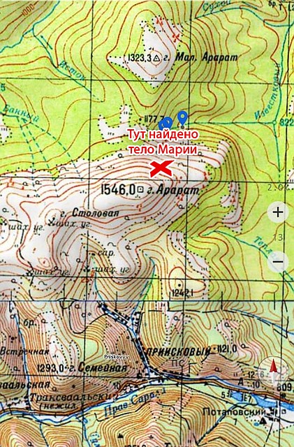 Тело найдено практически на вершине горы