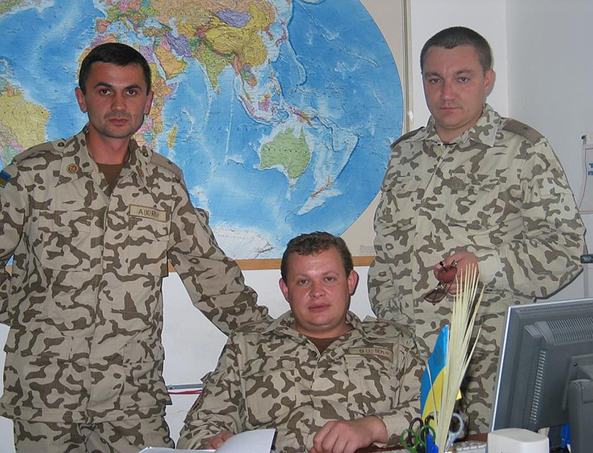 Дмитрий Тымчук (справа) в Ираке