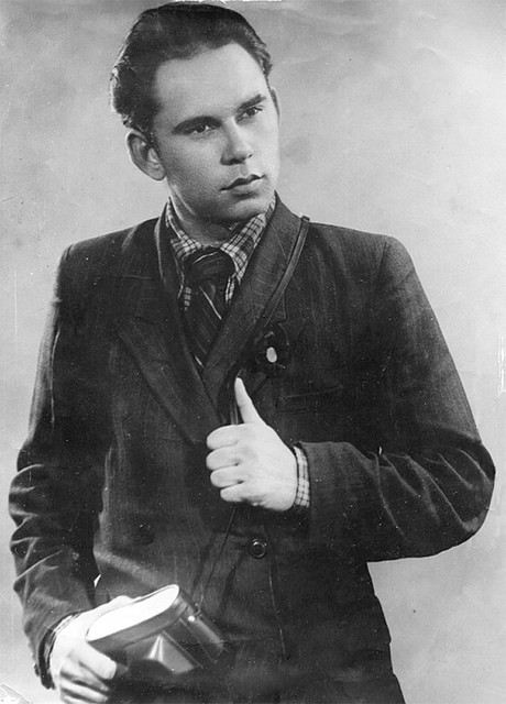 Василий Песков в годы работы фотографом. Воронеж. 1951–1953. Из личного архива Василия Пескова