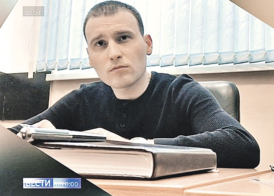 Начальник оперчасти ОМВД «Щукино» Вячеслав Горнеев. Журналист Евгеньев и студент Михеев дают показания, что он их избивал при задержании. Фото: 1tv.ru