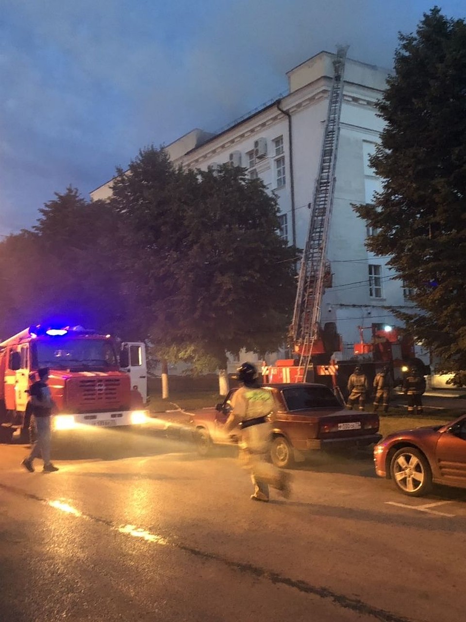 По официальным данным, о возгорании стало известно благодаря противопожарной системе. Фото: соцсети