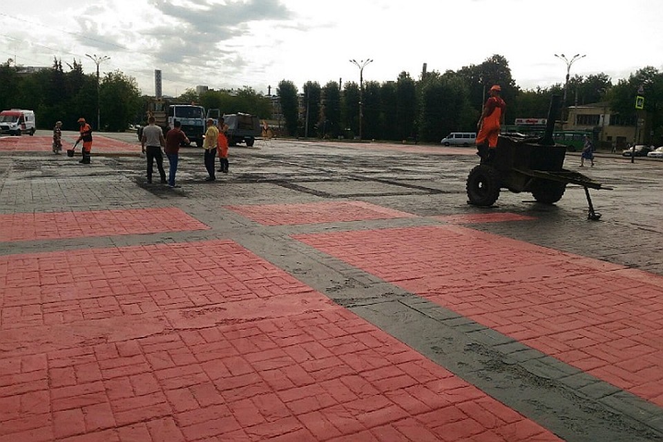 Работа была украшением района Фото: Алексей БУЛАТОВ