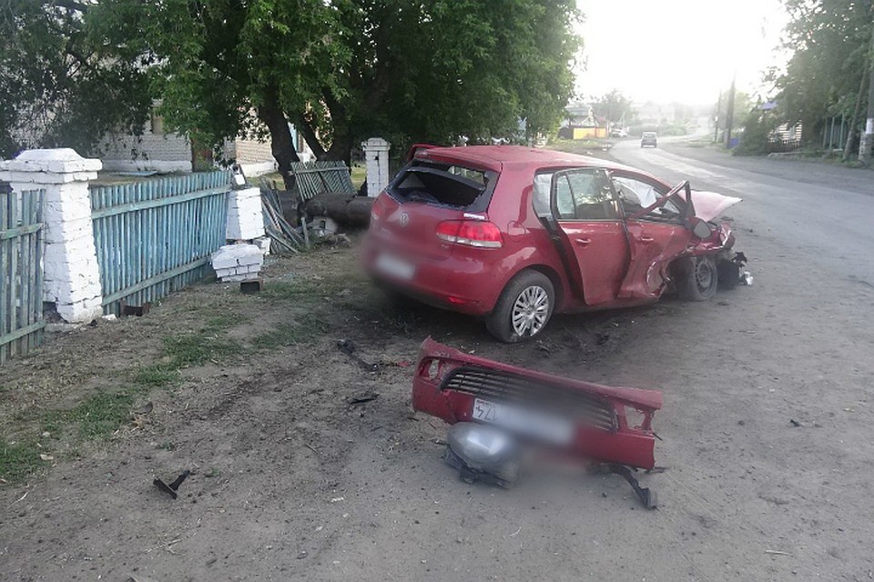 В аварии пострадали три человека Фото: отделение пропаганды ГИБДД Курганской области