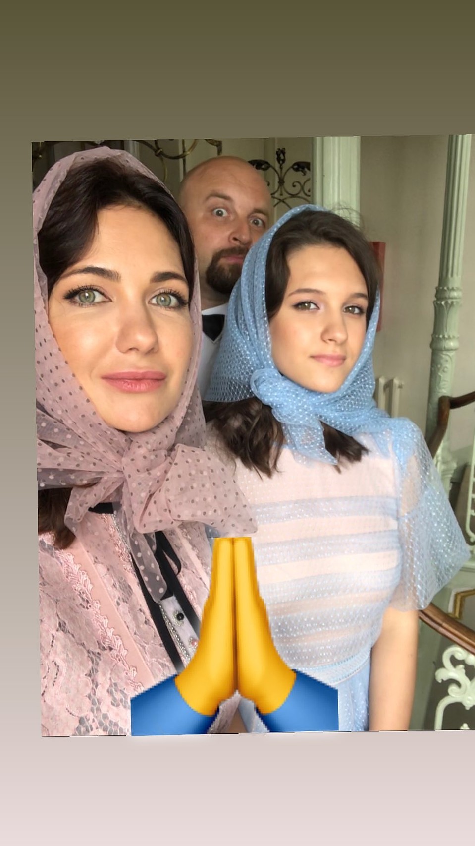 Екатерина Климова, Илья Хорошилов и Елизавета. Фото: instagram.com/klimovagram/