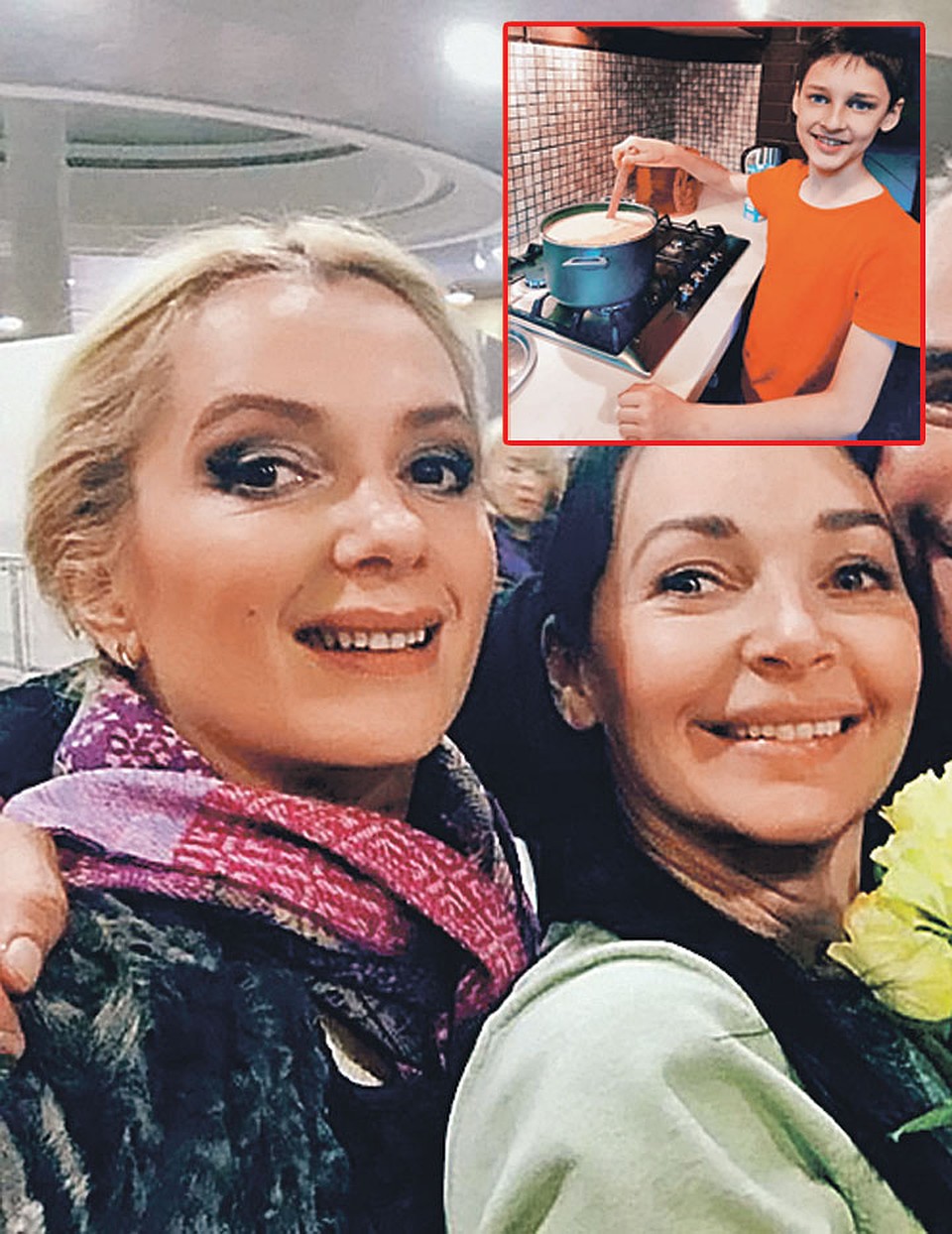 Мария Порошина (слева) - крестная мама сына Натальи Антоновой. Актрисы уже 20 лет называют друг друга сестричками. Фото: instagram.com
