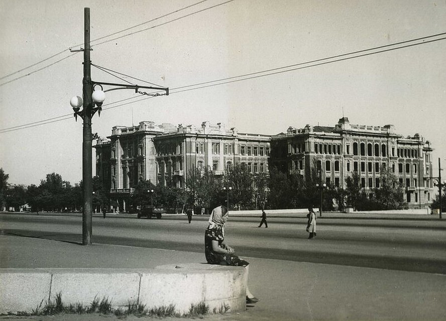 Здание СКЖД, 1947 год. Фото: kozhin-obelisk.livejournal.com
