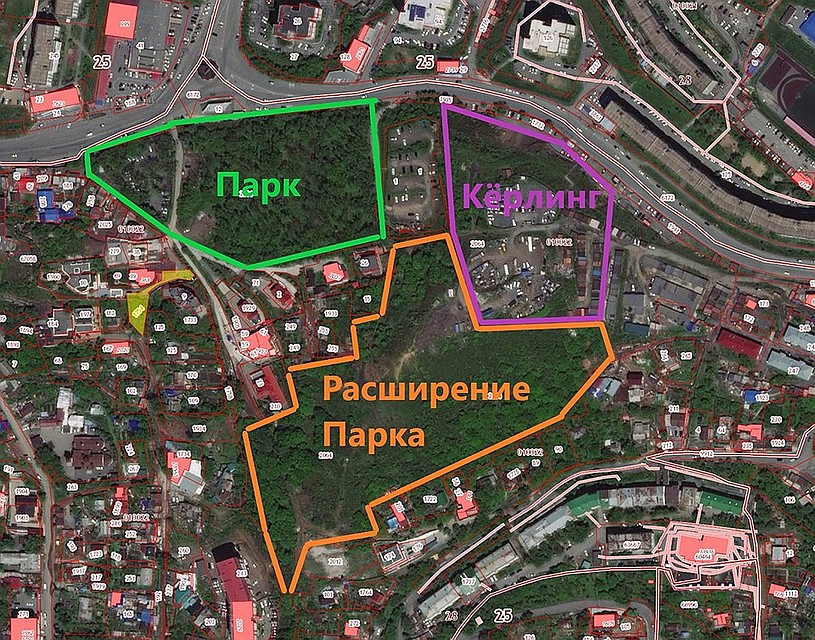 Парк и керлинг конфликтовать не будут. Схема предоставлена Дмитрием Алексеевым