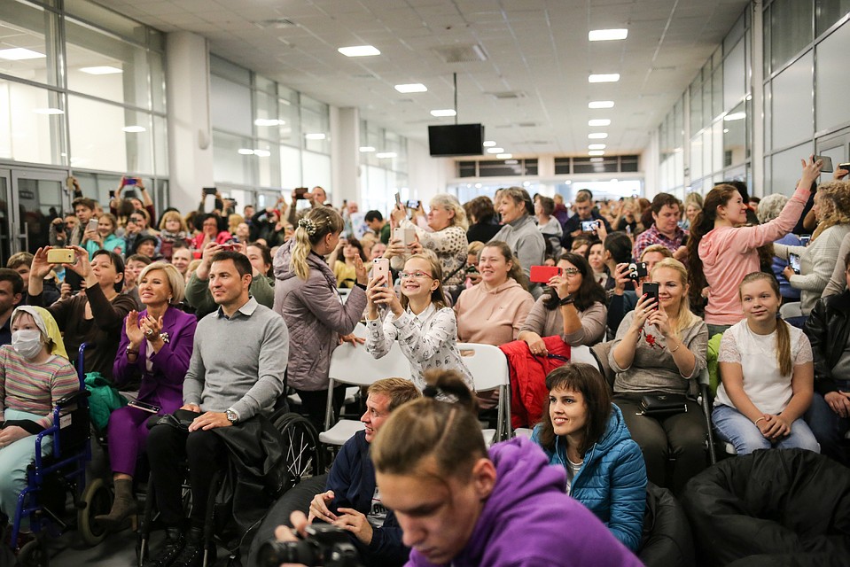 Встреча Ника Вуйчича с нижегородцами прошла на стадионе "Нижний Новгород". Фото: Анастасия МАКАРЫЧЕВА
