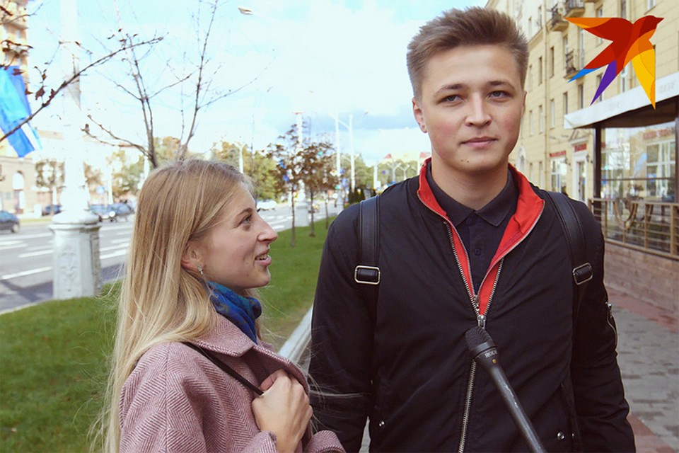 Захар и Ольга: "Мы прямо сейчас на свидании". Фото: Микита НЕДАВЕРКОВ