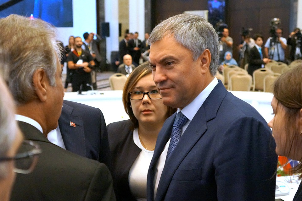 Спикер ГД РФ Вячеслав Володин обсудил вопросы региональной безопасности с турецкими коллегами Фото: Эдвард ЧЕСНОКОВ