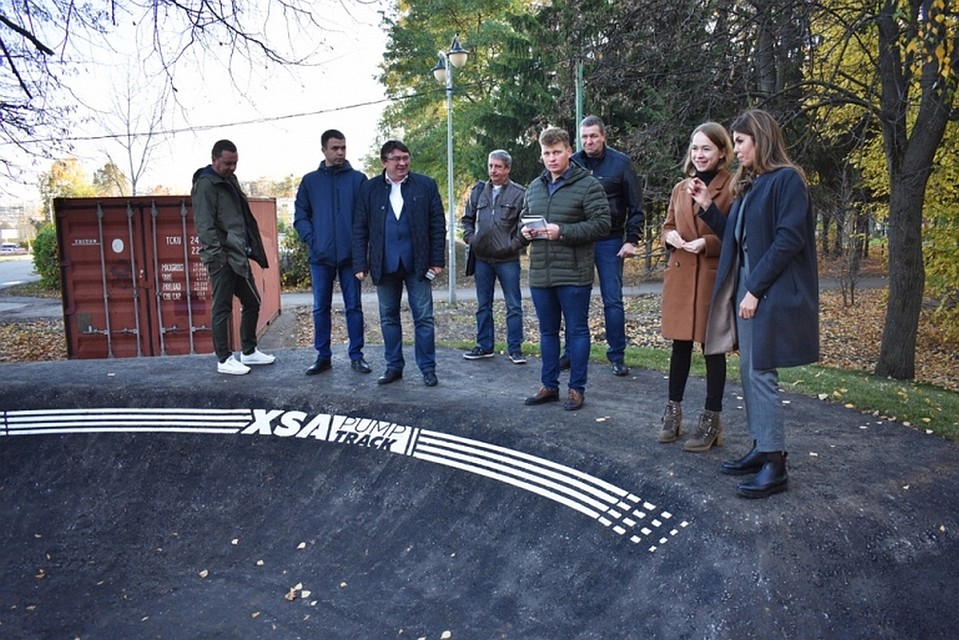 Памп-трек строится в Липецке Фото: Пресс-служба администрации города Липецка.