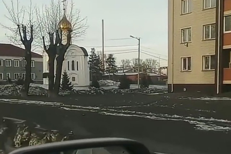 Тот самый черный снег, благодаря которому Киселевск прогремел на весь мир. ФОТО: vk.com, "Регион 42