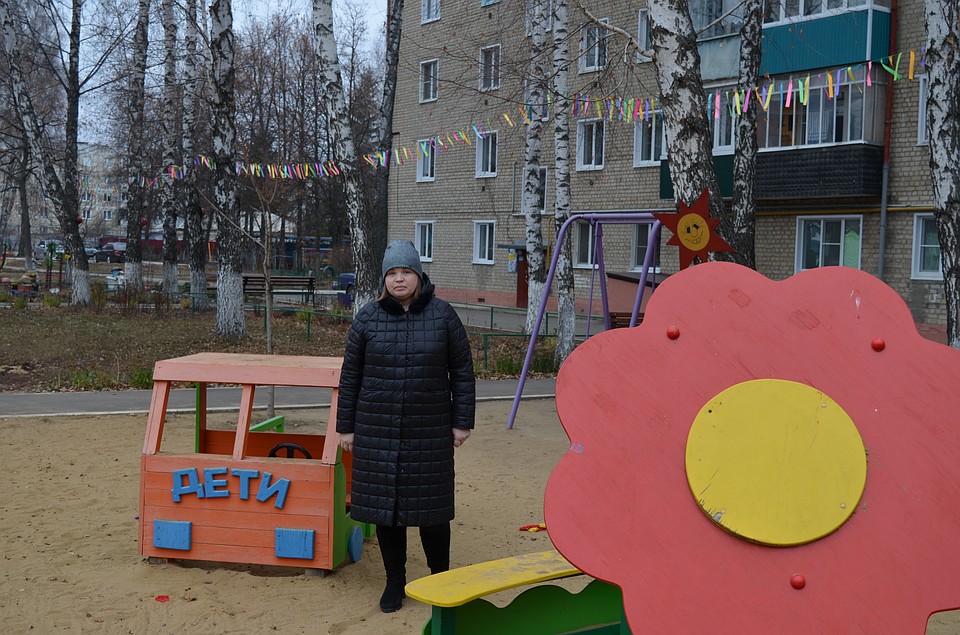 Татьяна Дуденкова: "За последние три года наш дом и двор очень преобразились"