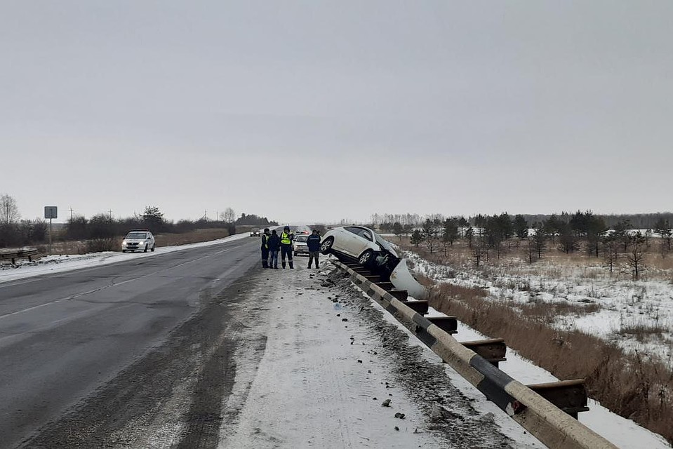 Водитель выбрал небезопасную скорость. Фото: Управление ГИБДД по Челябинской области