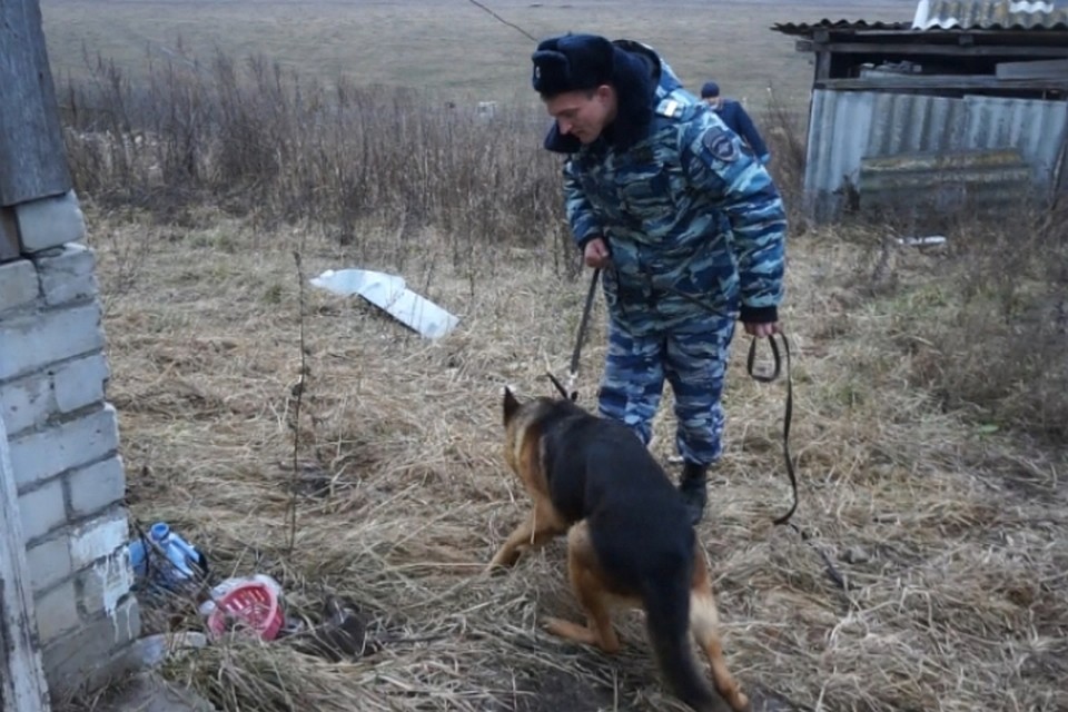 На месте преступления работают правоохранители. Фото: пресс-служба УМВД России по Брянской области