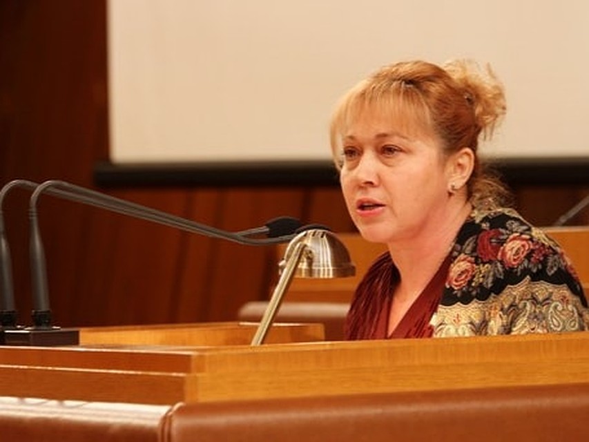 Светлана Савченко на заседаниях крымского парламента в феврале-марте 2014 года. Фото: личный архив