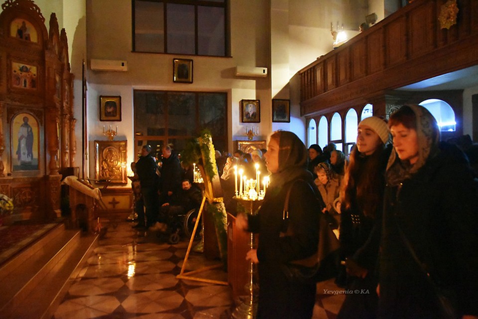 Престольный праздник в храме святого апостола Андрея Первозванного. Фото: Евгения Карпачева