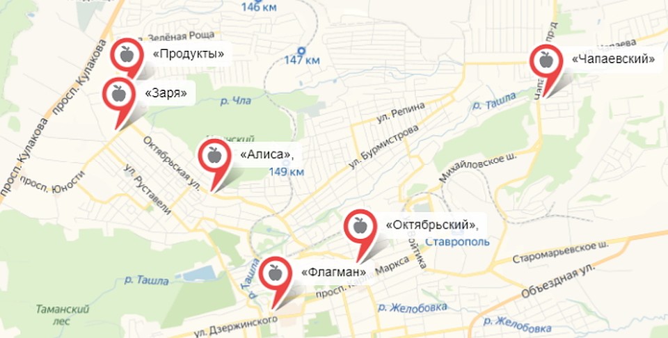 ОКТЯБРЬСКИЙ РАЙОН Фото: Яндекс.Карты