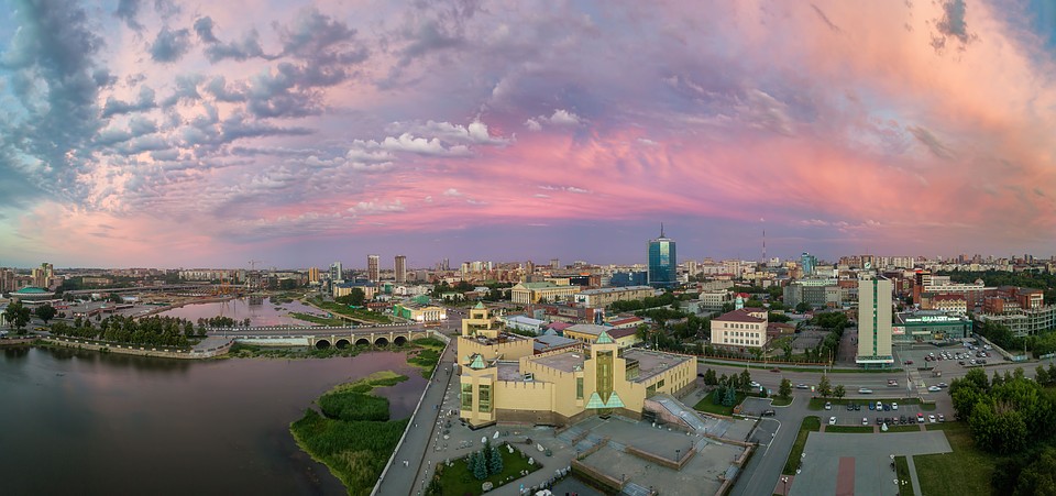 Василий Яковлев. Панорама Челябинска