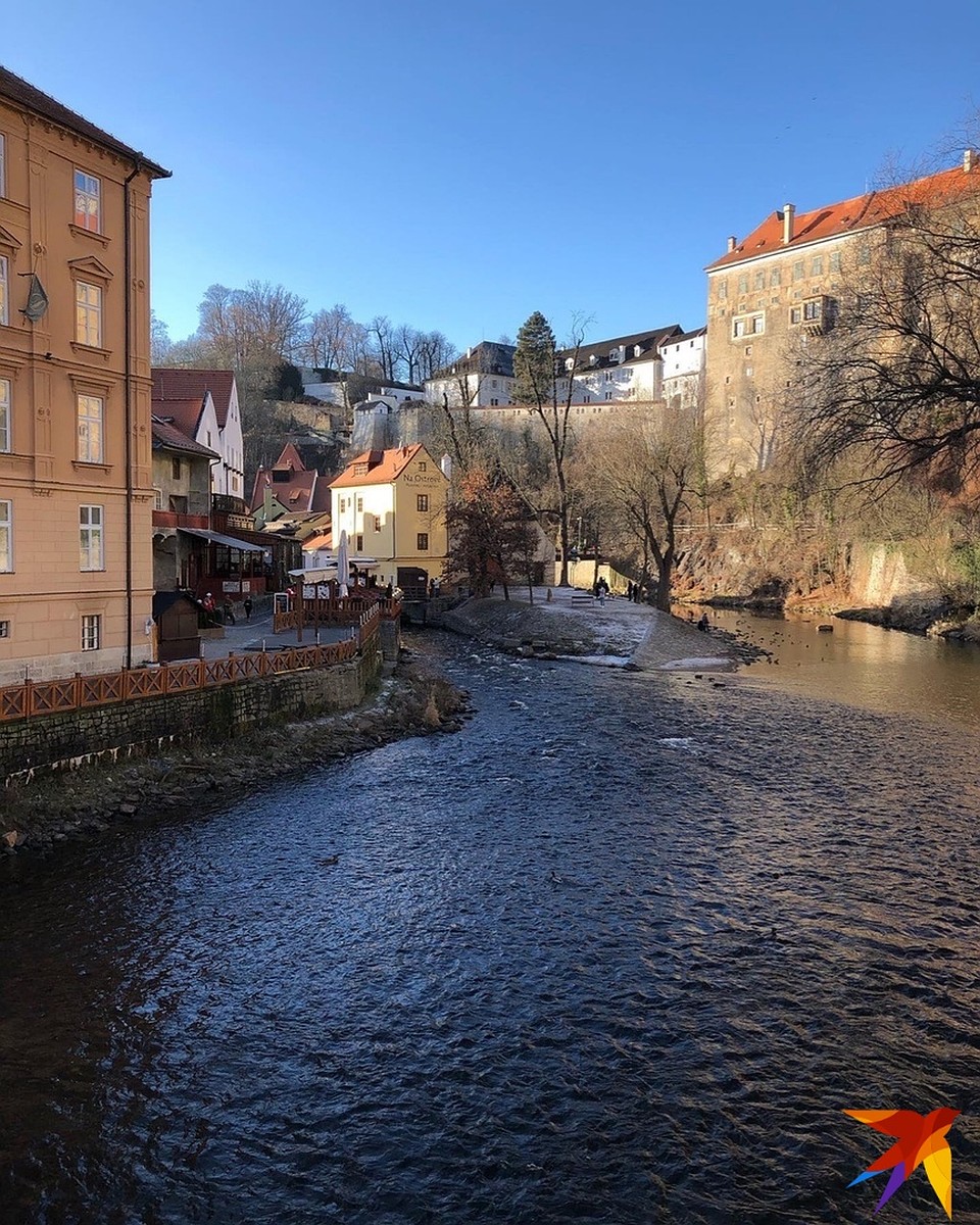 Речушка в Чески Крумлове Фото: Алексей КОСЕНЧУК