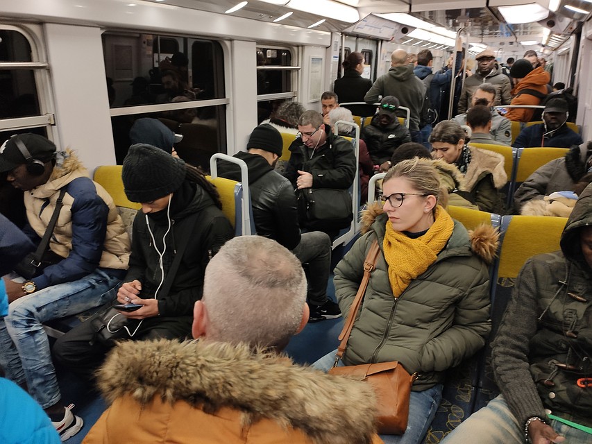 Парижская подземка в часы работы Фото: Алексей ИВАНОВ