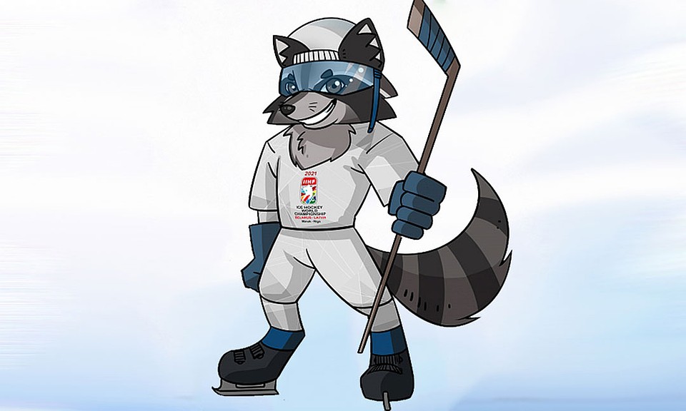 Енот Гуляка занял второе место. Фото: hockey.by