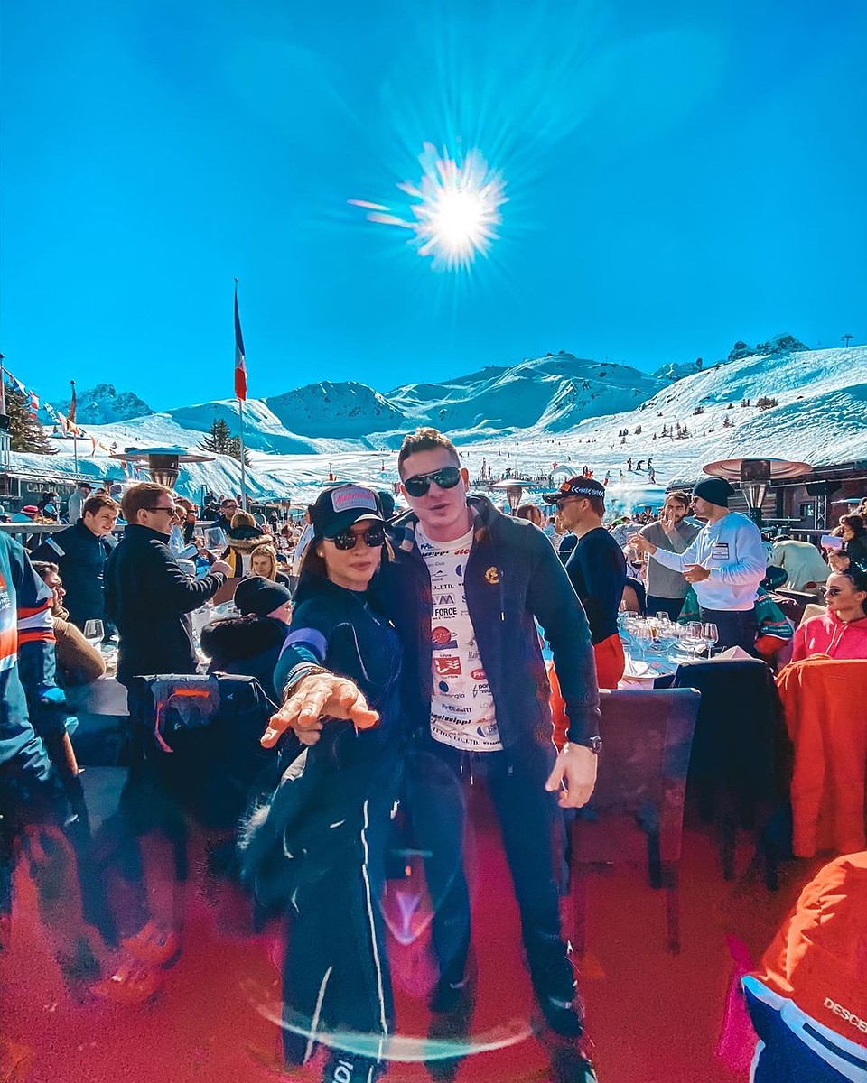 Бородина с мужем отдыхают в Куршевеле Фото: Instagram.com