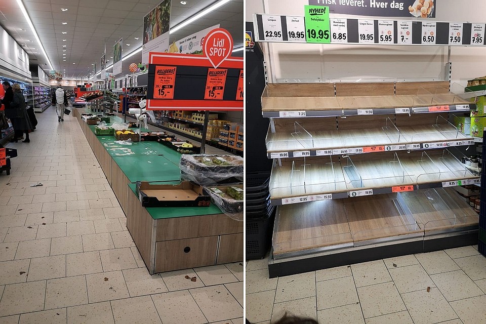 Сначала в магазинах был ажиотаж и все раскупили, но теперь полки снова везде заполнены. Фото предоставлено героем публикации.
