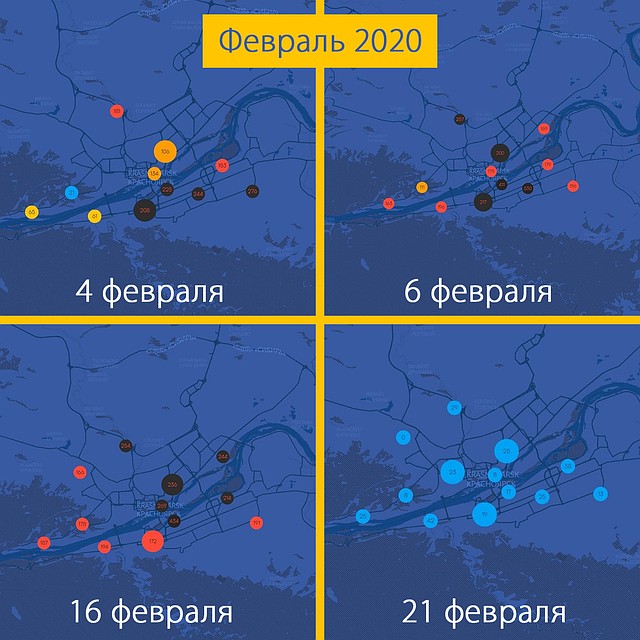 Данные за февраль 2020. Проект: Красноярск.Небо