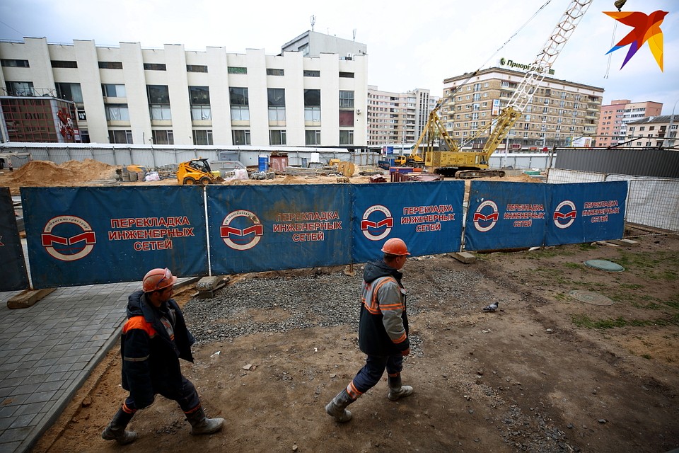 Посмотрели на будущую станцию "Юбилейная площадь". Фото: Святослав ЗОРКИЙ