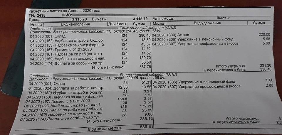 Расчетник рентгенолога. Фото: личный архив