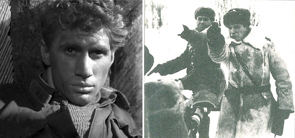 Особиста в фильме сыграл Борис Голодушко (справа на втором фото), капитана – Даниил Нетребин, а лейтенанта Климченко – Юрий Кузьменков (на фото слева). Фото: кадры из фильма