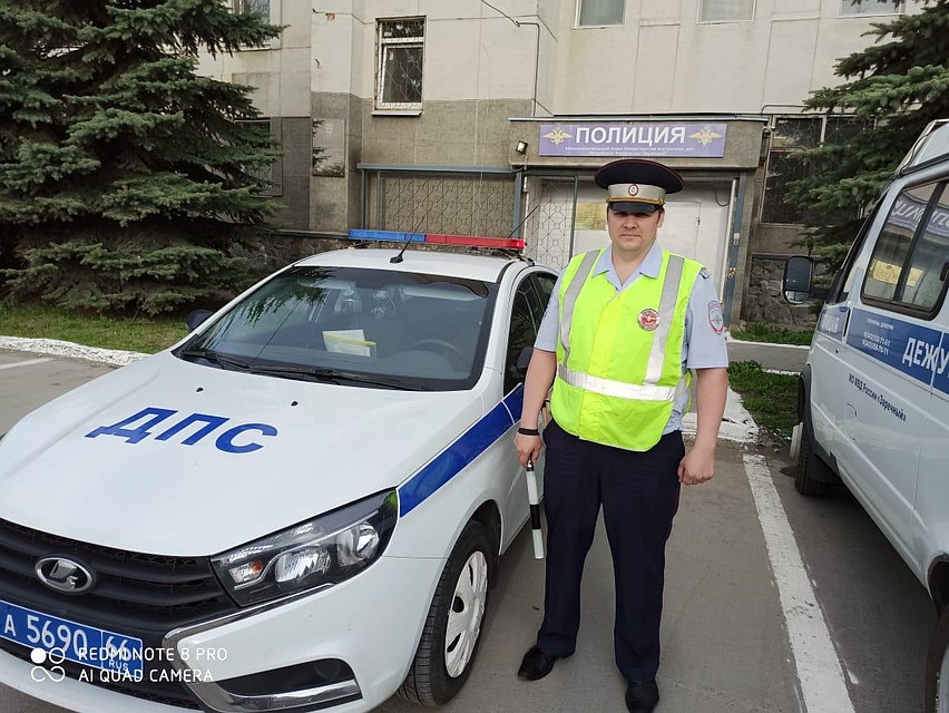 Свердловской области Инспектор ДПС лейтенант Станислав Рыкунов. Фото: УГИБДД по Свердловской области