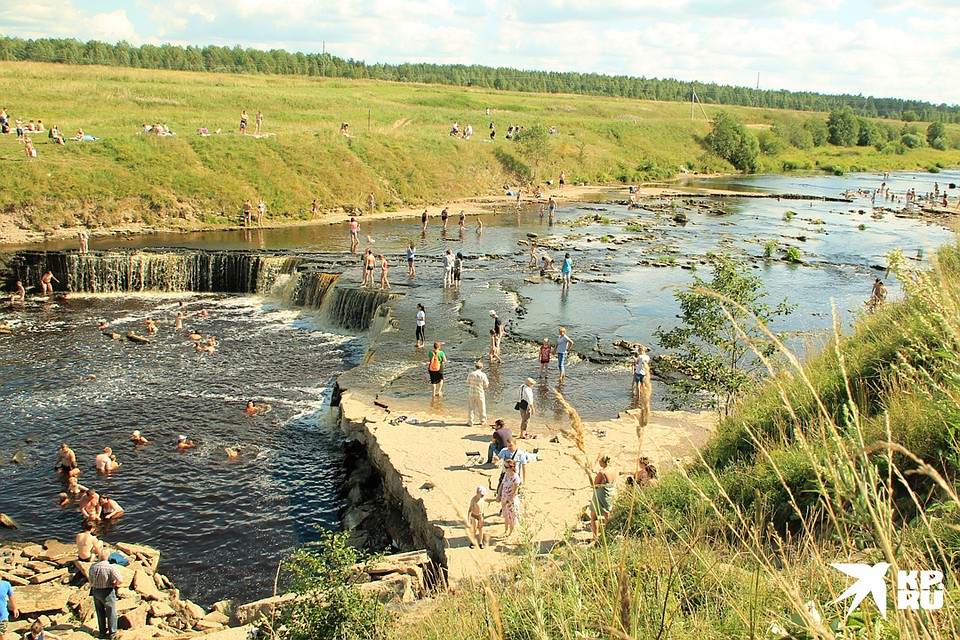 Саблинские пещеры и водопады - рукотворный памятник природы. Фото: Ирина БЫСТРОВА