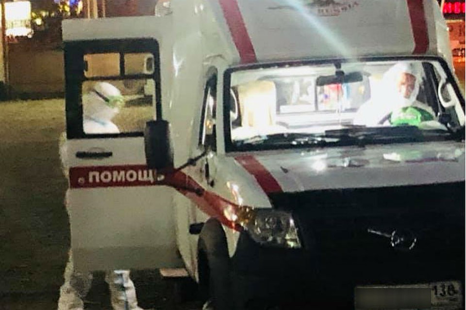 На такой скорой увозят инфицированных больных. Фото: личный архив Павла Циколина