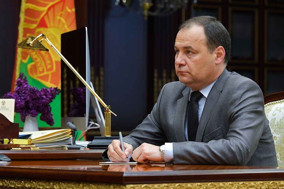 Роман Головченко занимал пост председателя Государственного военно-промышленного комитета. Фото: Андрей Стасевич/БелТА/ТАСС