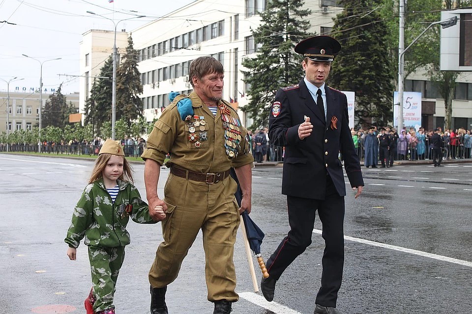 Парад Победы в Донецке в 2019 году Фото: Никита МАКАРЕНКОВ, Павел ХАНАРИН