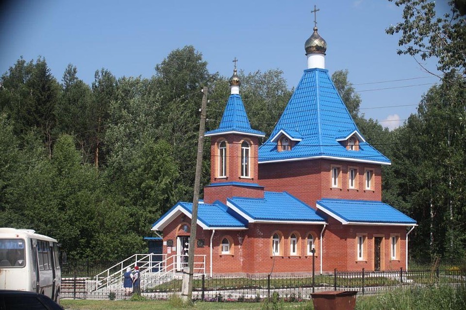 Женщину отпели в местной церкви