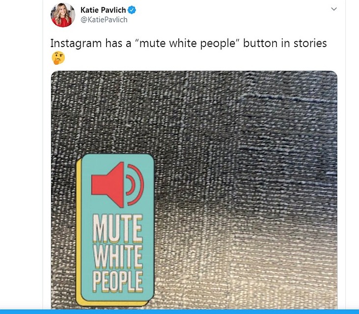 О новой кнопке написала журналист телеканала Fox News Кэти Павлич Фото: Twitter.com