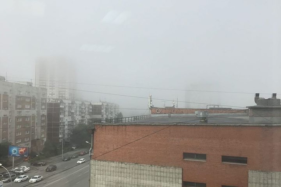 Новосибирцы снова сравнивают город, окутанный туманом, с Сайлент Хилл из популярного фильма. Фото: Ксения ПОЛТОРАНИНА