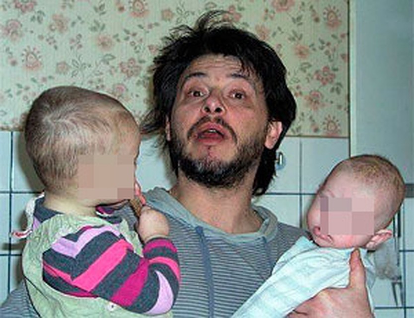 Алексей с детьми