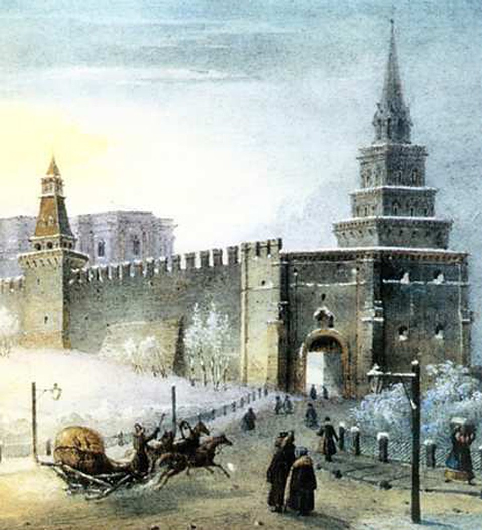 Боровицкие ворота Московского Кремля