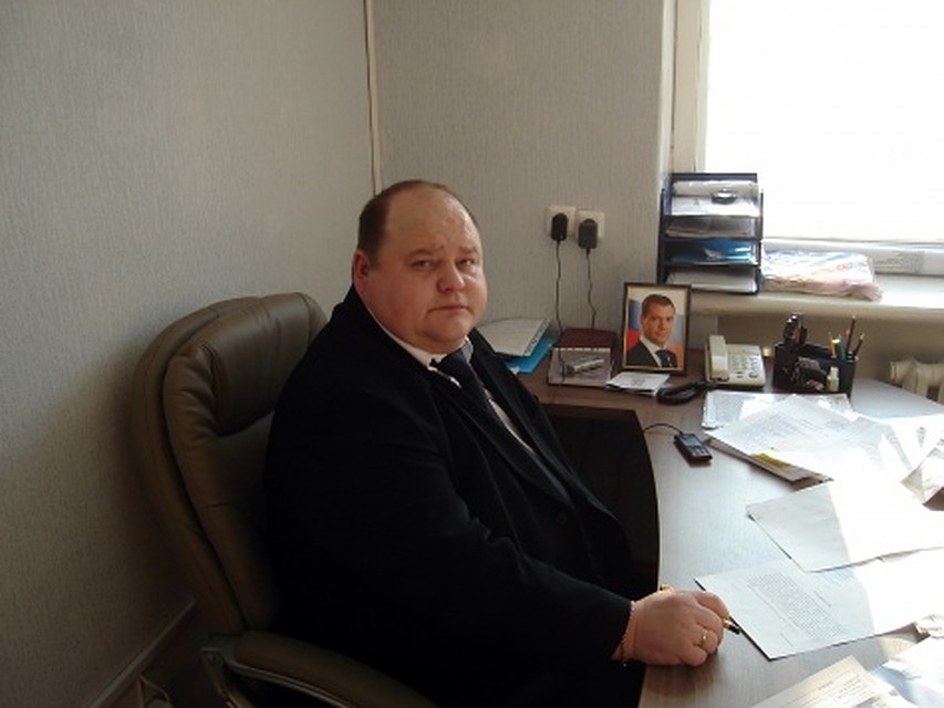 И.о. главы рязанского Росприроднадзора Алексей Григорьев в своем кабинете.