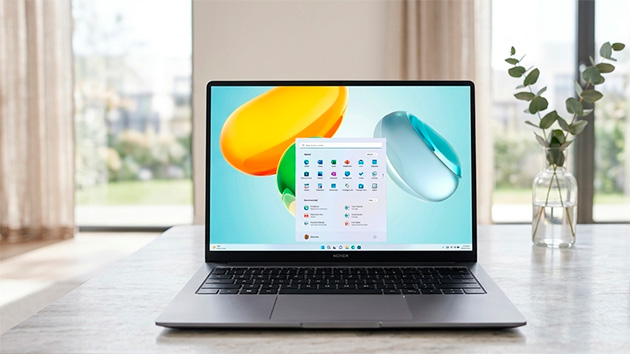 Honor MagicBook X14. Фото: Ян Ляпин / Нейросеть